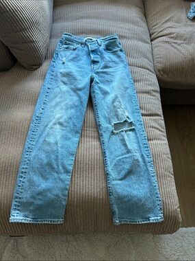 Levi’s ribcage straight jeans